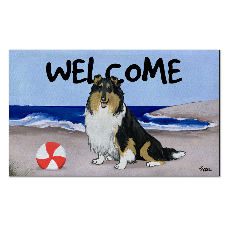 Collie Welcome Mat