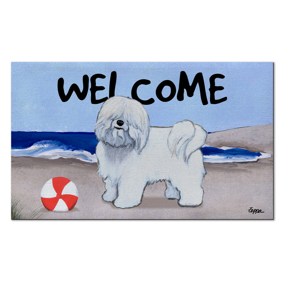 Coton de Tulear Welcome Mat