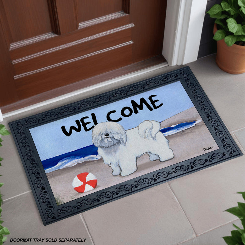 Coton de Tulear Welcome Mat