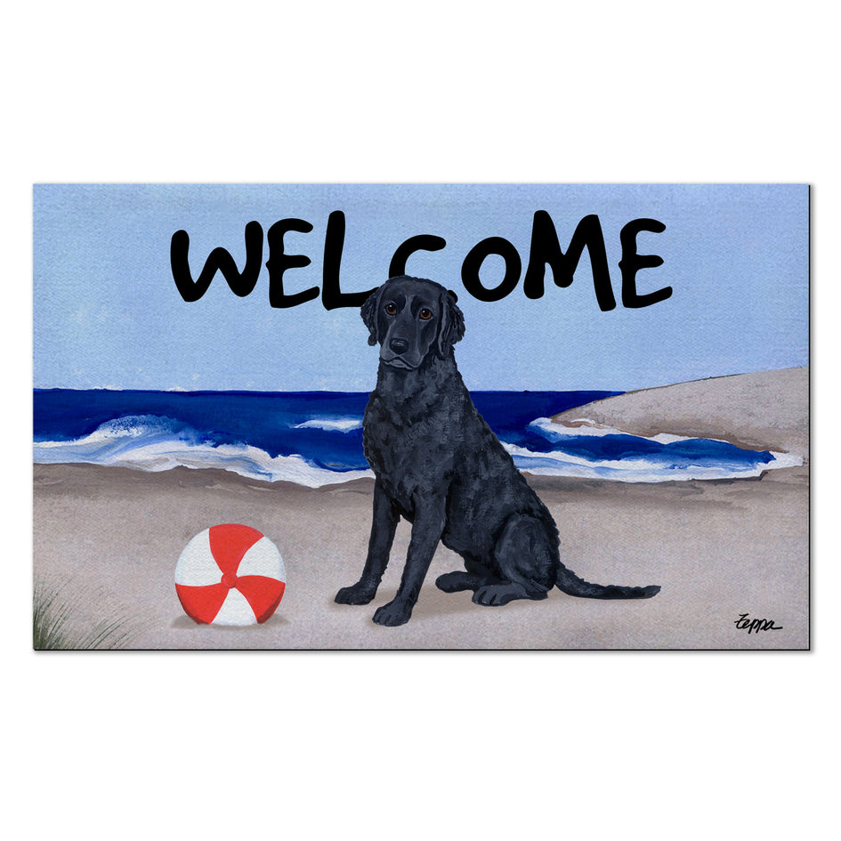 Curly-Coated Retriever Welcome Mat