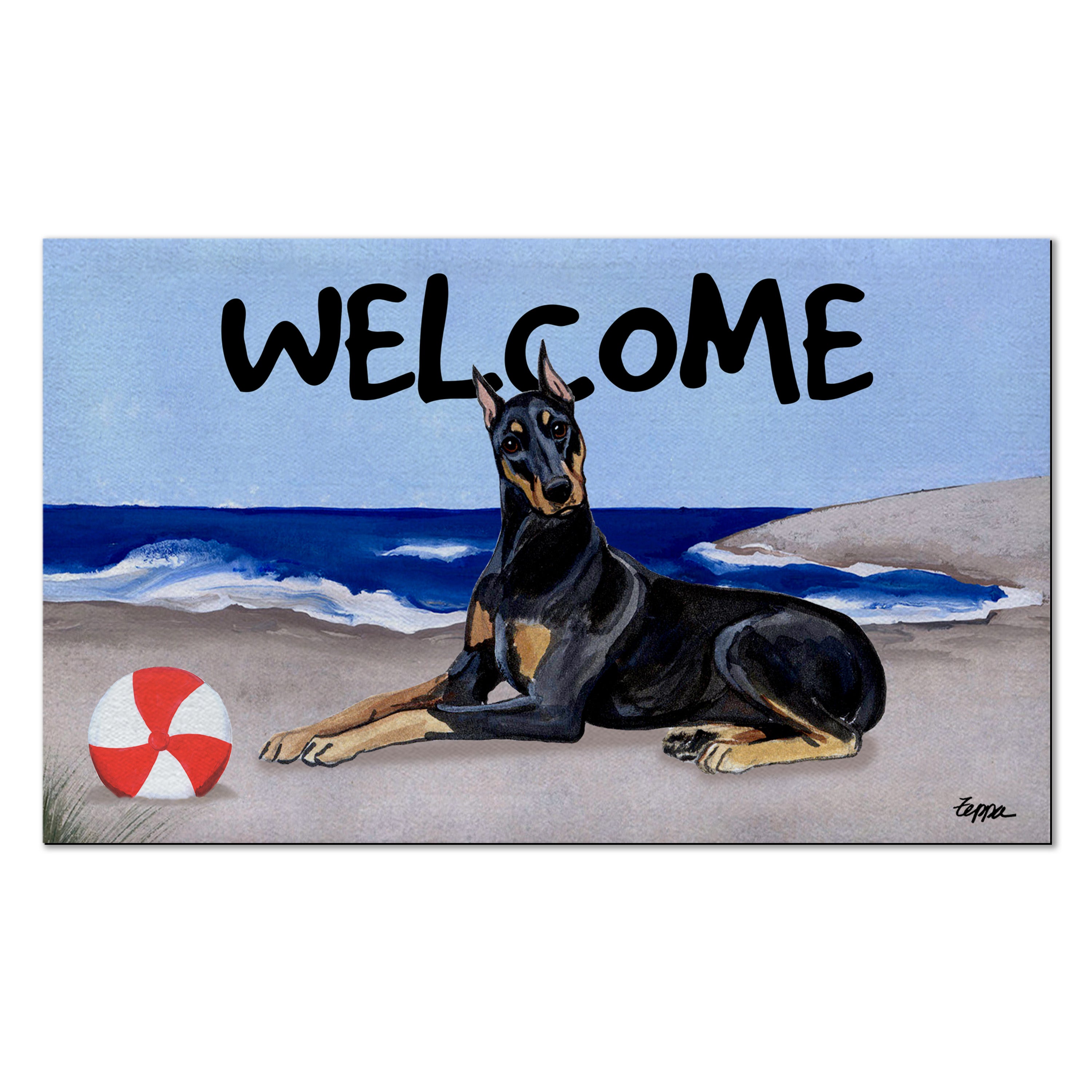 Doberman Pinscher Welcome Mat | AKC Shop