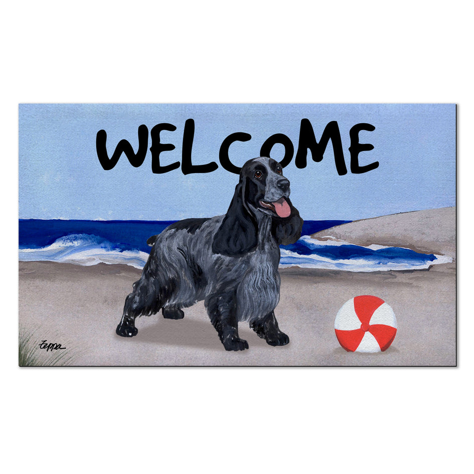 English Cocker Spaniel  Welcome Mat