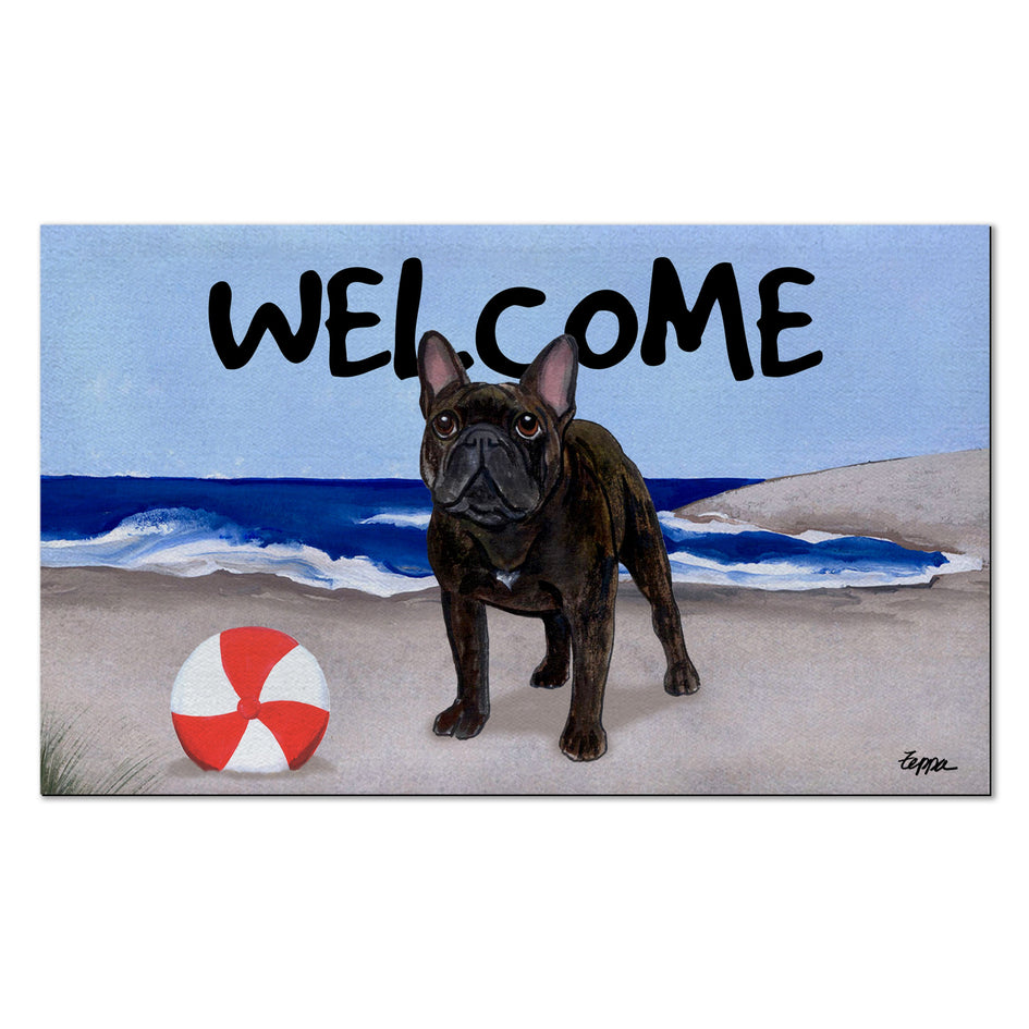 French Bulldog Welcome Mat