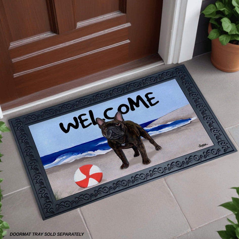 French Bulldog Welcome Mat