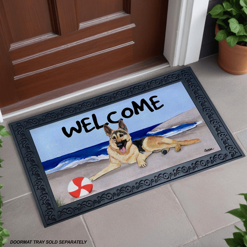 German Shepherd Dog Welcome Mat