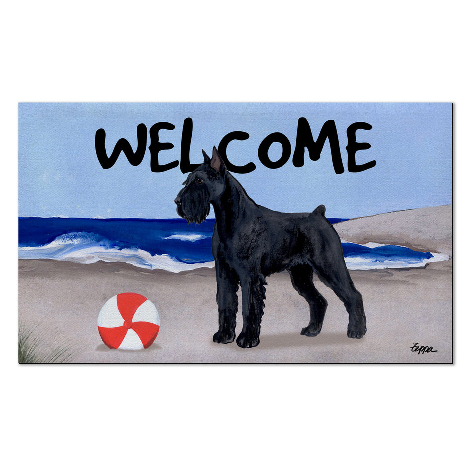 Giant Schnauzer Welcome Mat