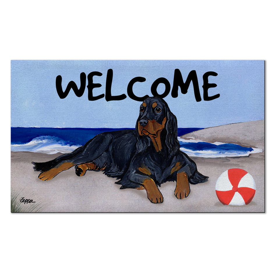 Gordon Setter Welcome Mat