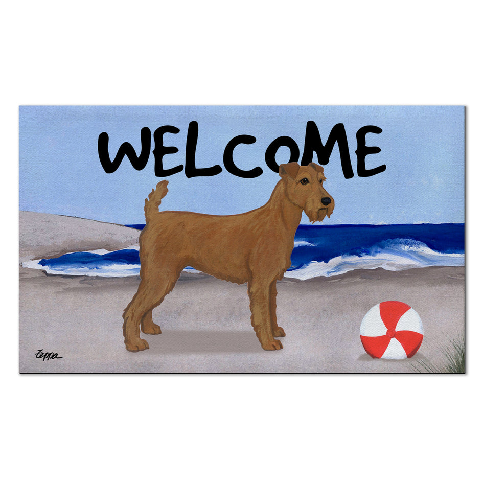 Irish Terrier Welcome Mat