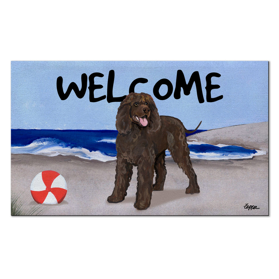 Irish Water Spaniel Welcome Mat