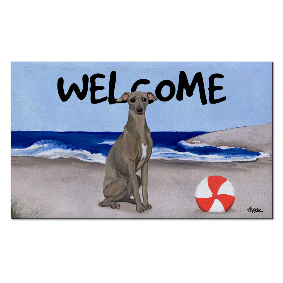 Italian Greyhound Welcome Mat