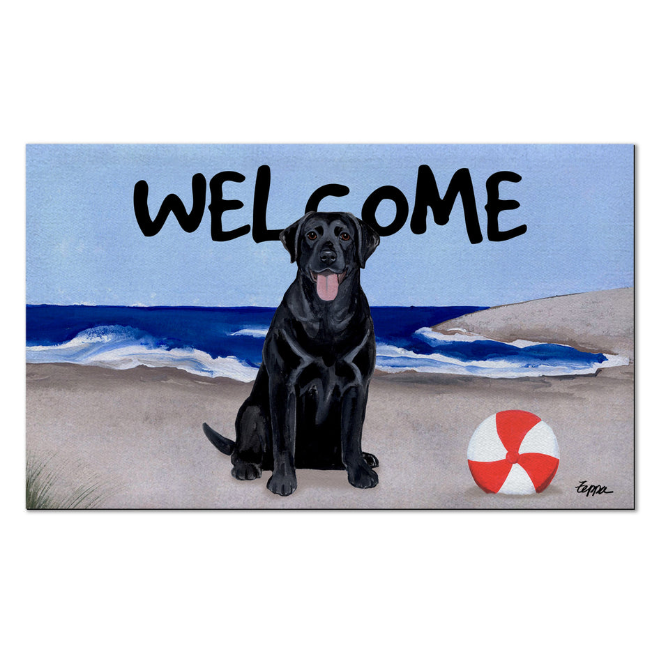 Labrador Retriever Scenic Welcome Mat