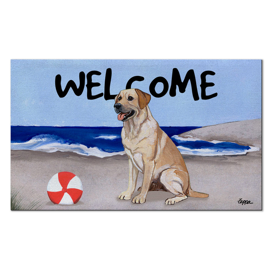 Labrador Retriever Scenic Welcome Mat