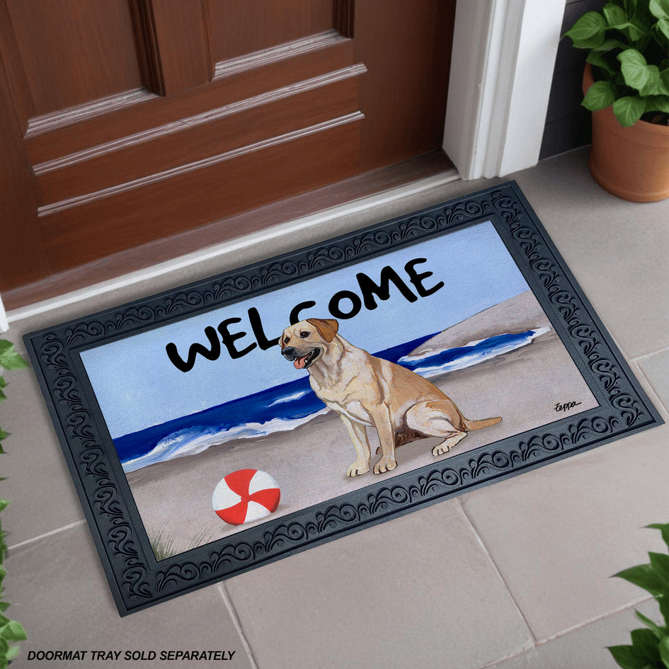 Labrador Retriever Scenic Welcome Mat