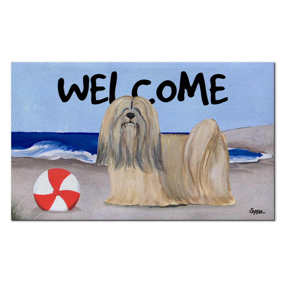 Lhasa Apso Welcome Mat