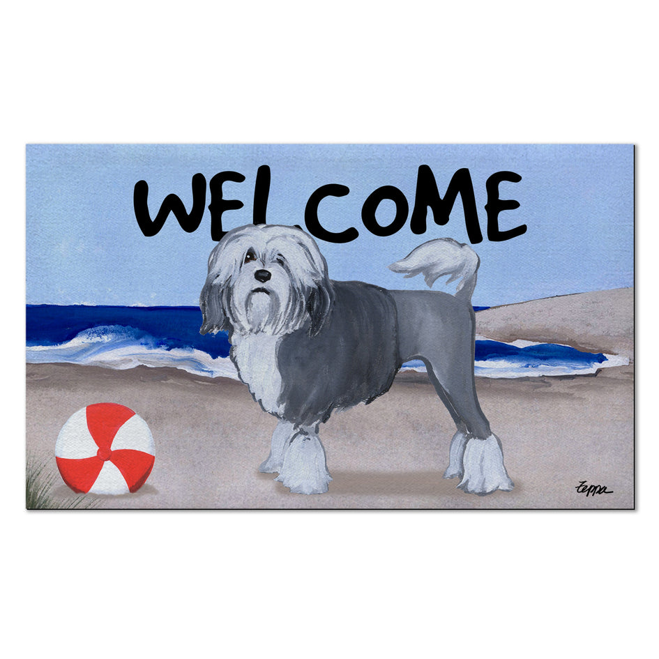 Lowchen Welcome Mat