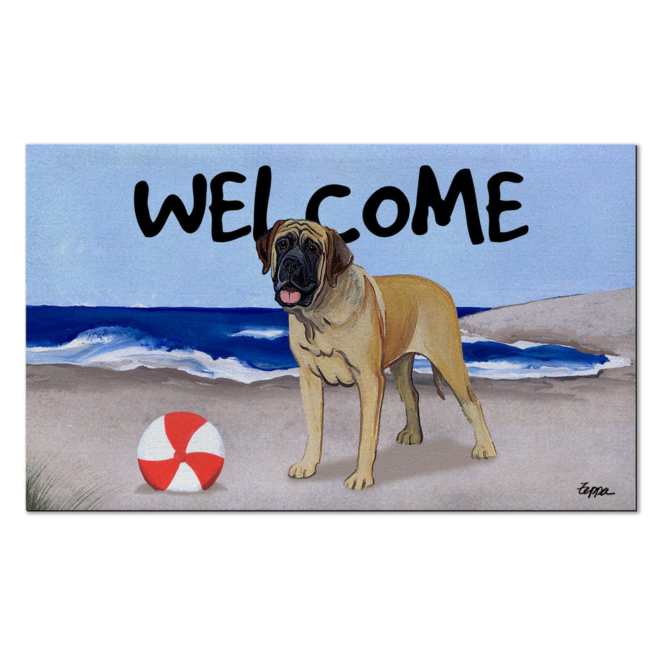 Mastiff Welcome Mat