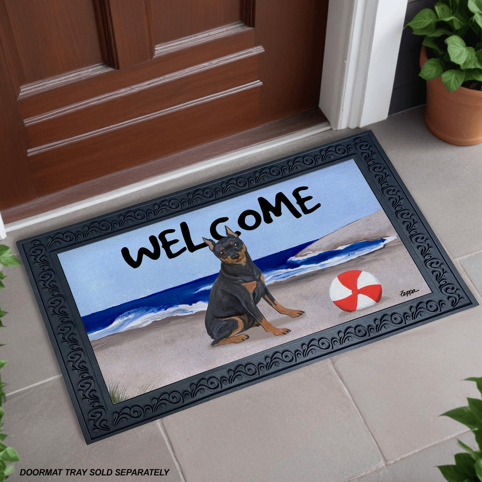 Miniature Pinscher Welcome Mat