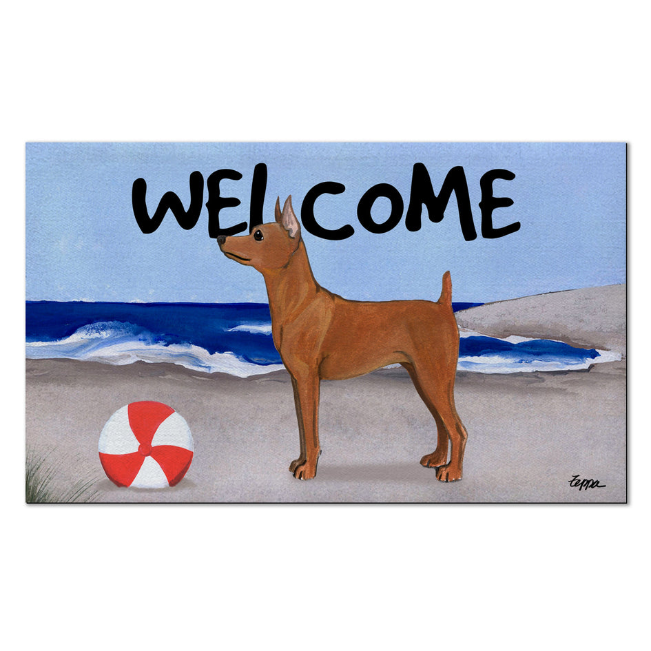 Miniature Pinscher Welcome Mat