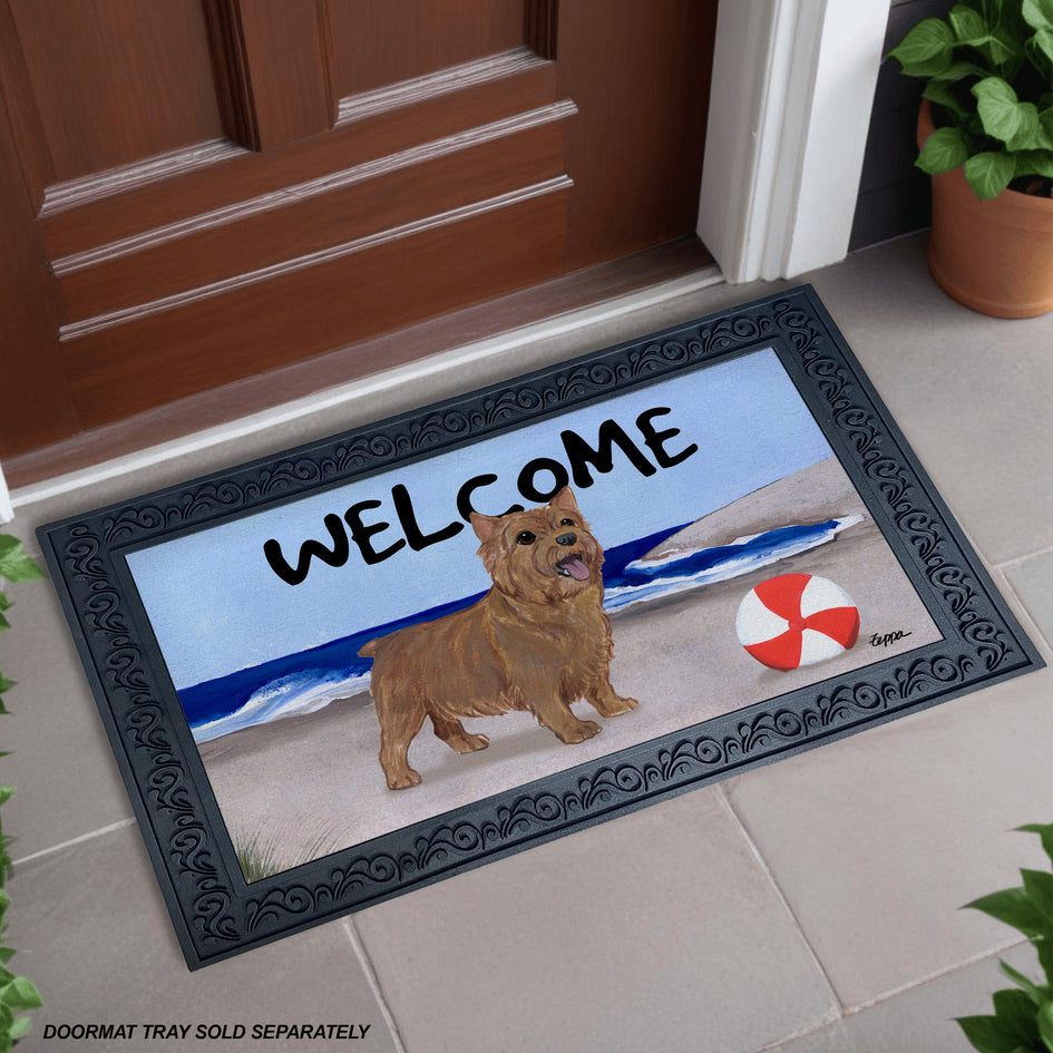 Norwich Terrier Welcome Mat