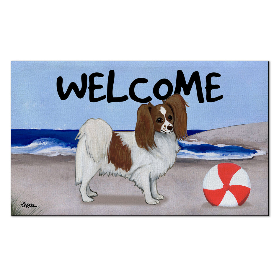 Papillon Welcome Mat