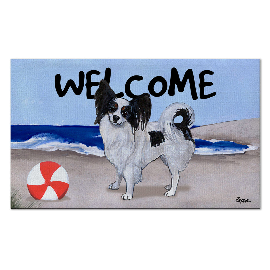 Papillon Welcome Mat