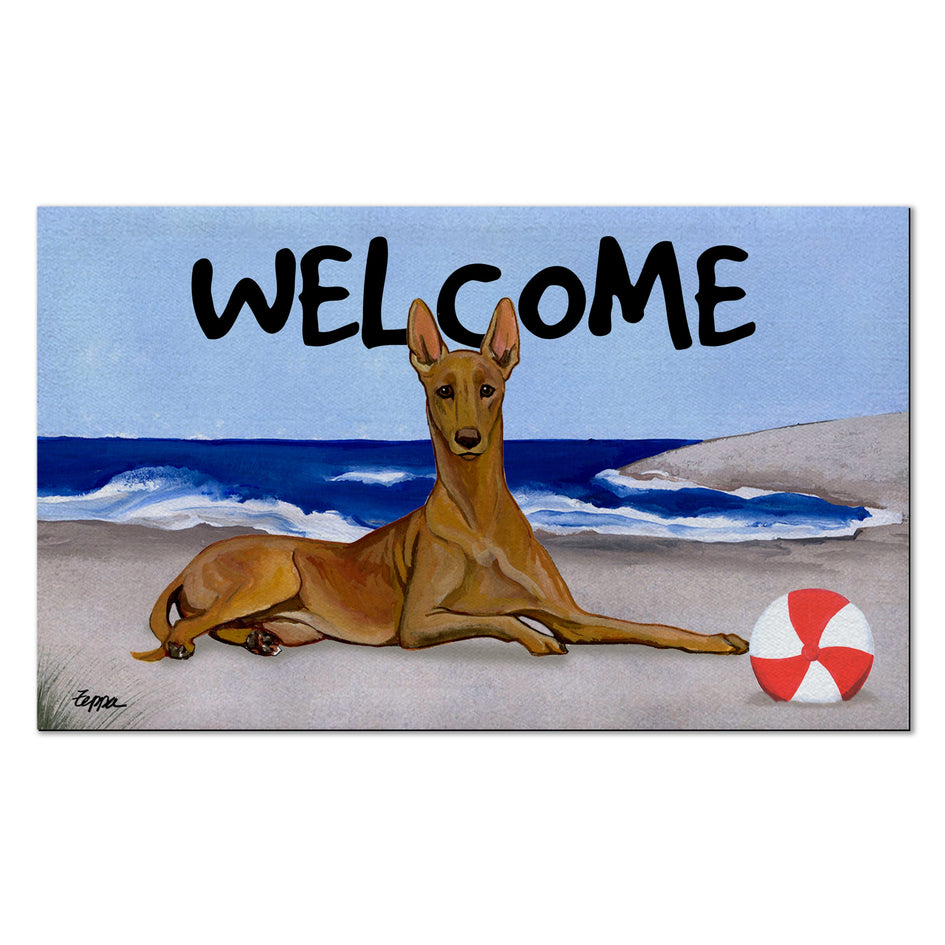 Pharaoh Hound Welcome Mat