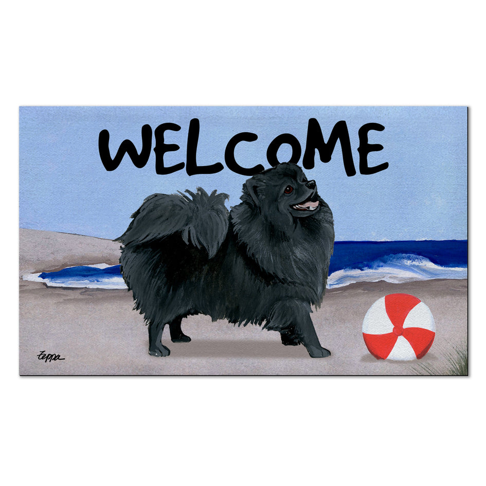 Pomeranian Welcome Mat