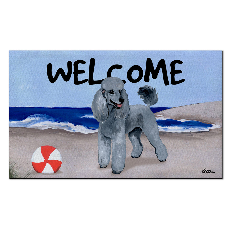 Poodle Welcome Mat