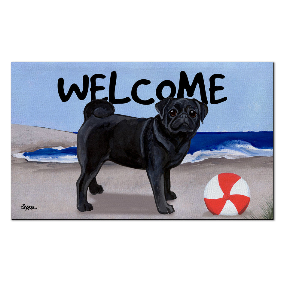 Pug Welcome Mat