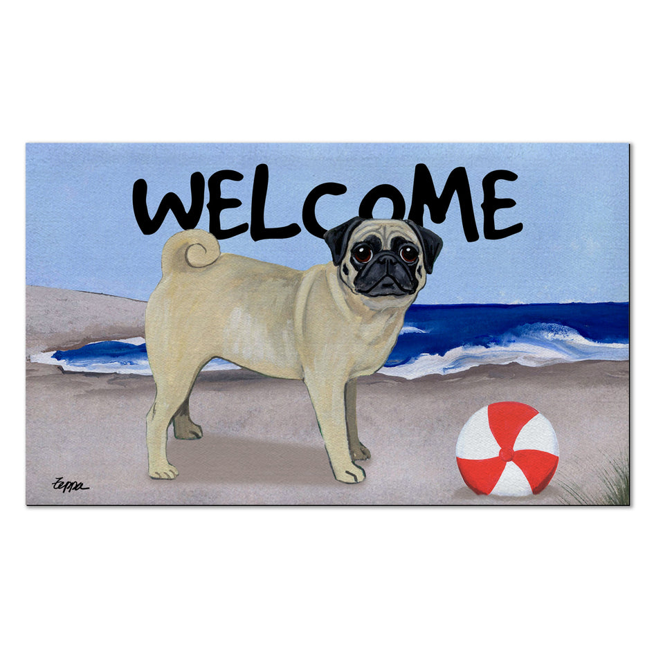 Pug Welcome Mat