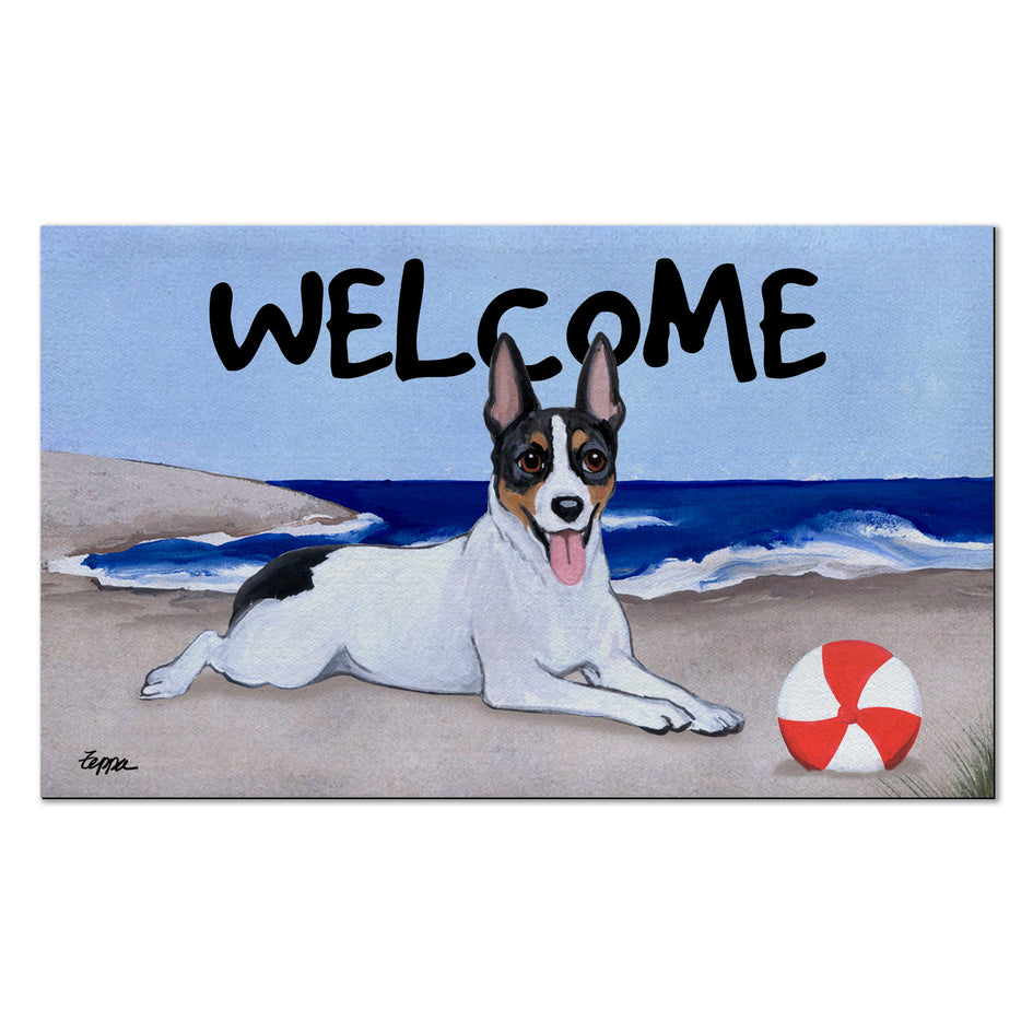 Rat Terrier Welcome Mat