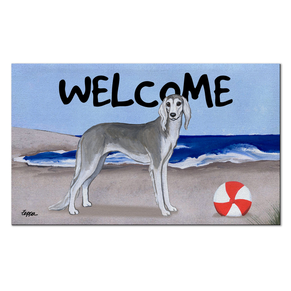 Saluki Welcome Mat