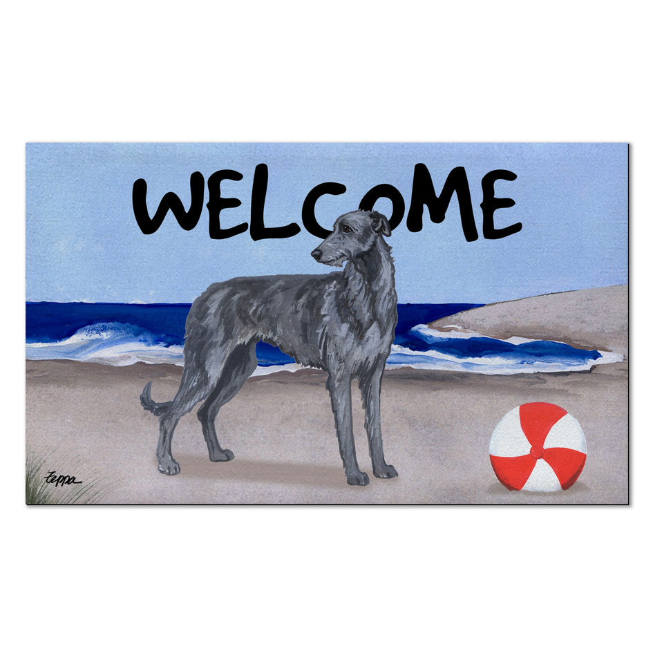 Scottish Deerhound Welcome Mat