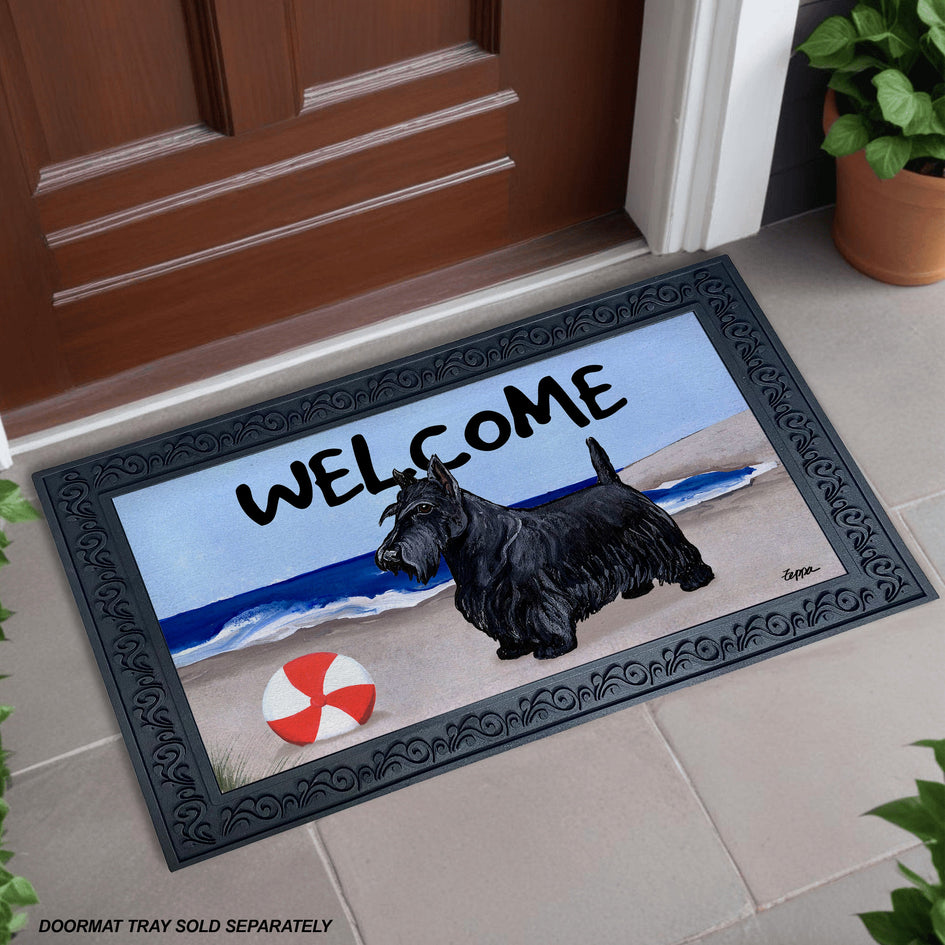 Scottish Terrier Welcome Mat