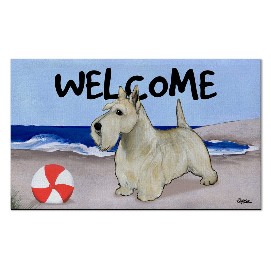 Scottish Terrier Welcome Mat