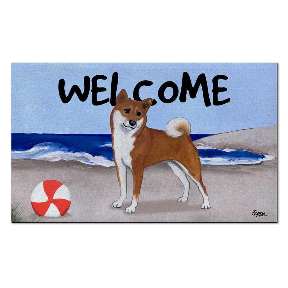 Shiba Inu Welcome Mat