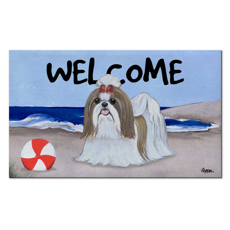 Shih Tzu Welcome Mat