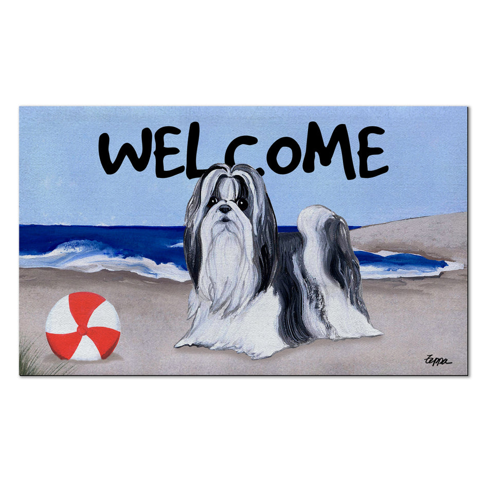 Shih Tzu Welcome Mat