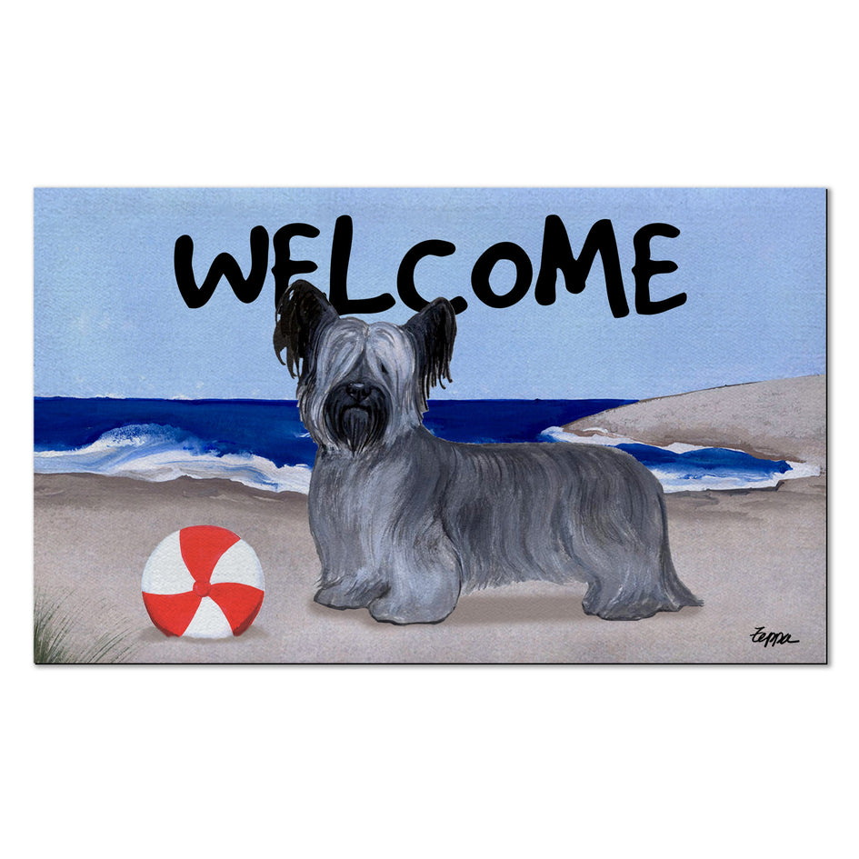 Skye Terrier Welcome Mat