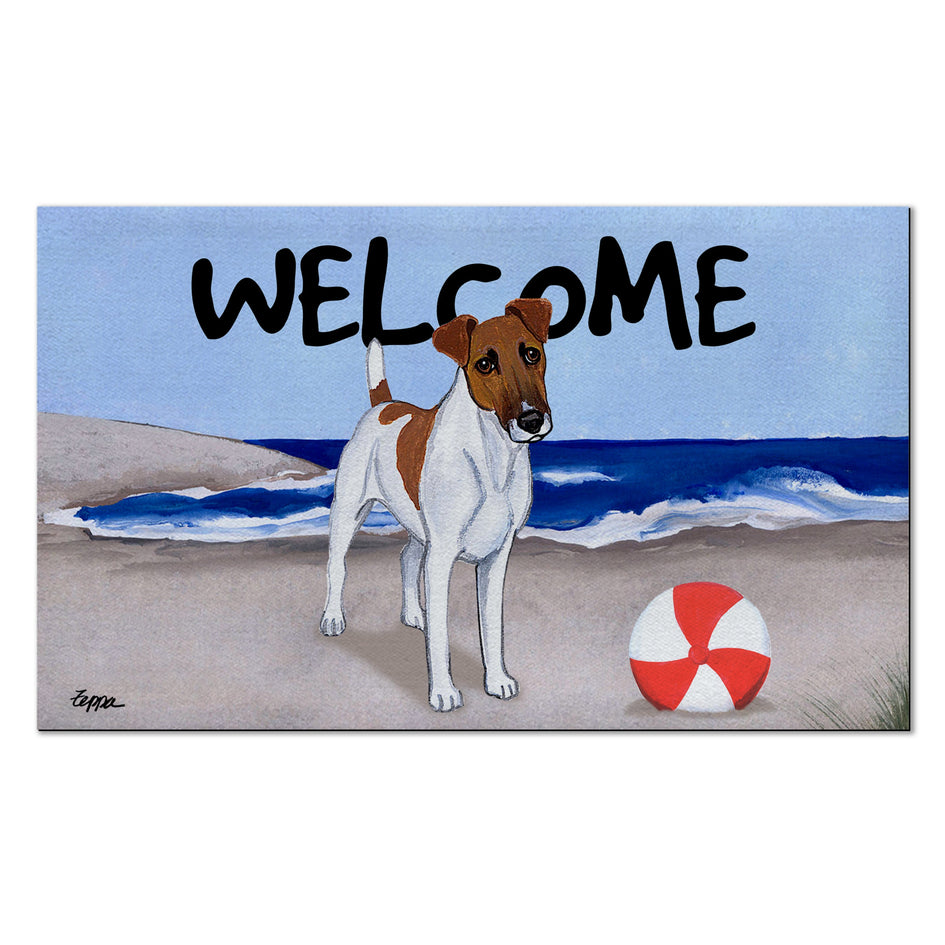 Smooth Fox Terrier Welcome Mat