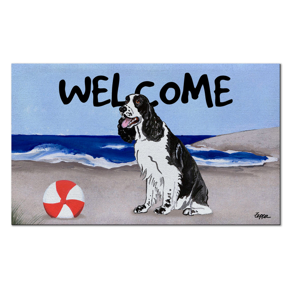 Springer Spaniel Welcome Mat