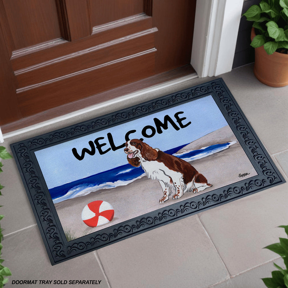 Springer Spaniel Welcome Mat