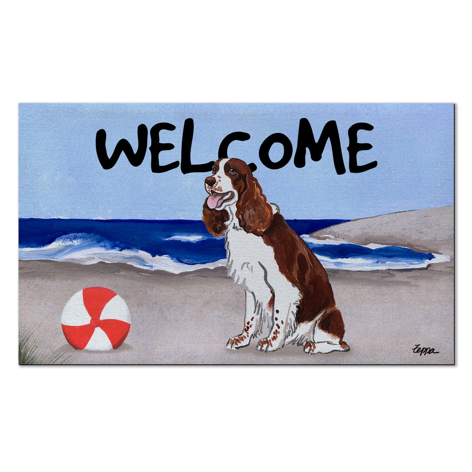 Springer Spaniel Welcome Mat