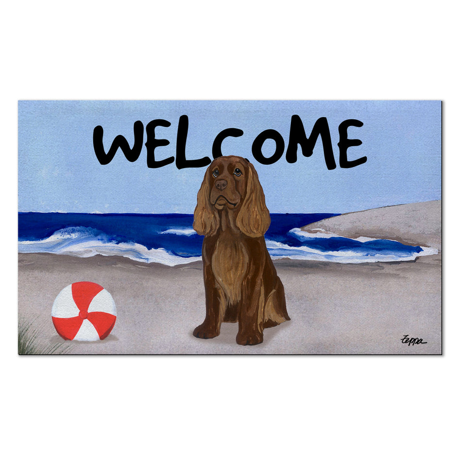 Sussex Spaniel Welcome Mat