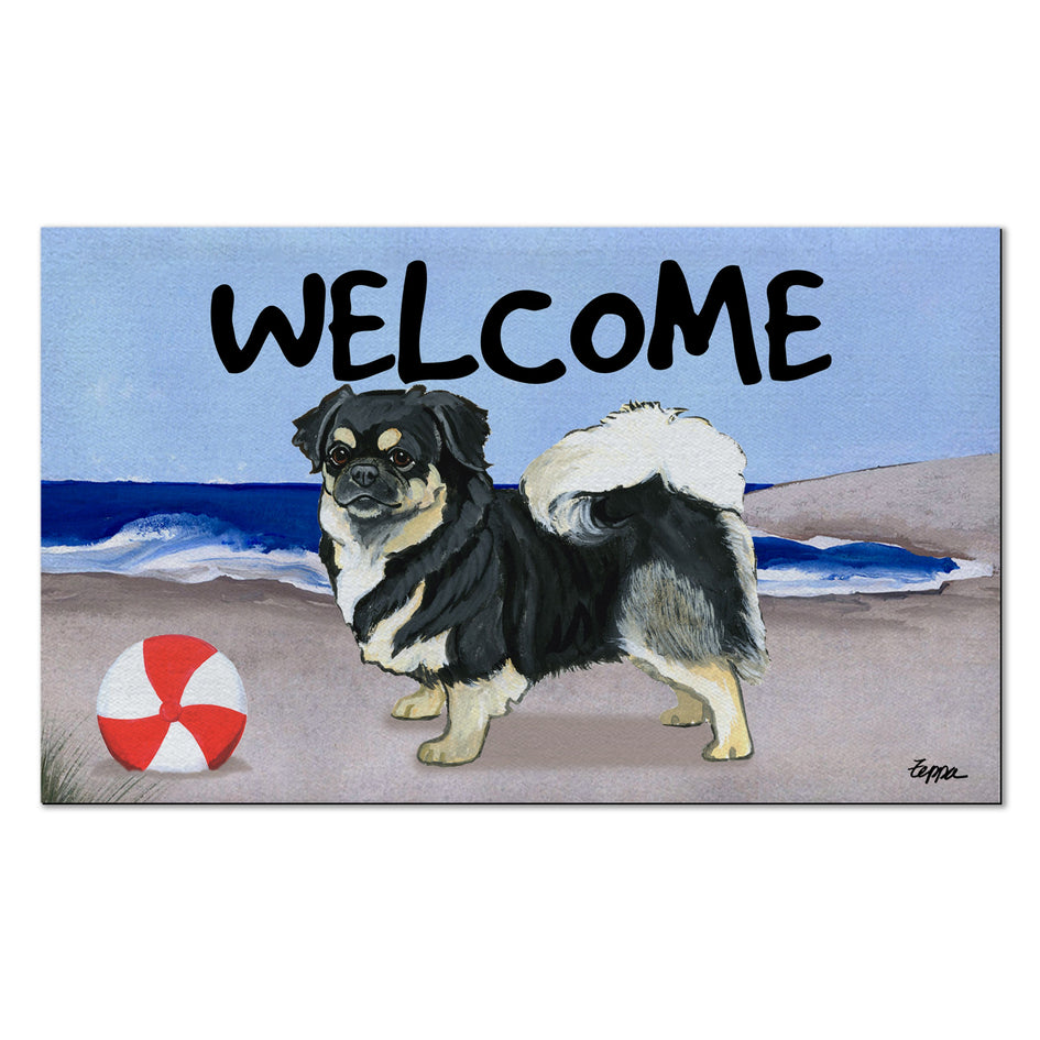 Tibetan Spaniel Welcome Mat