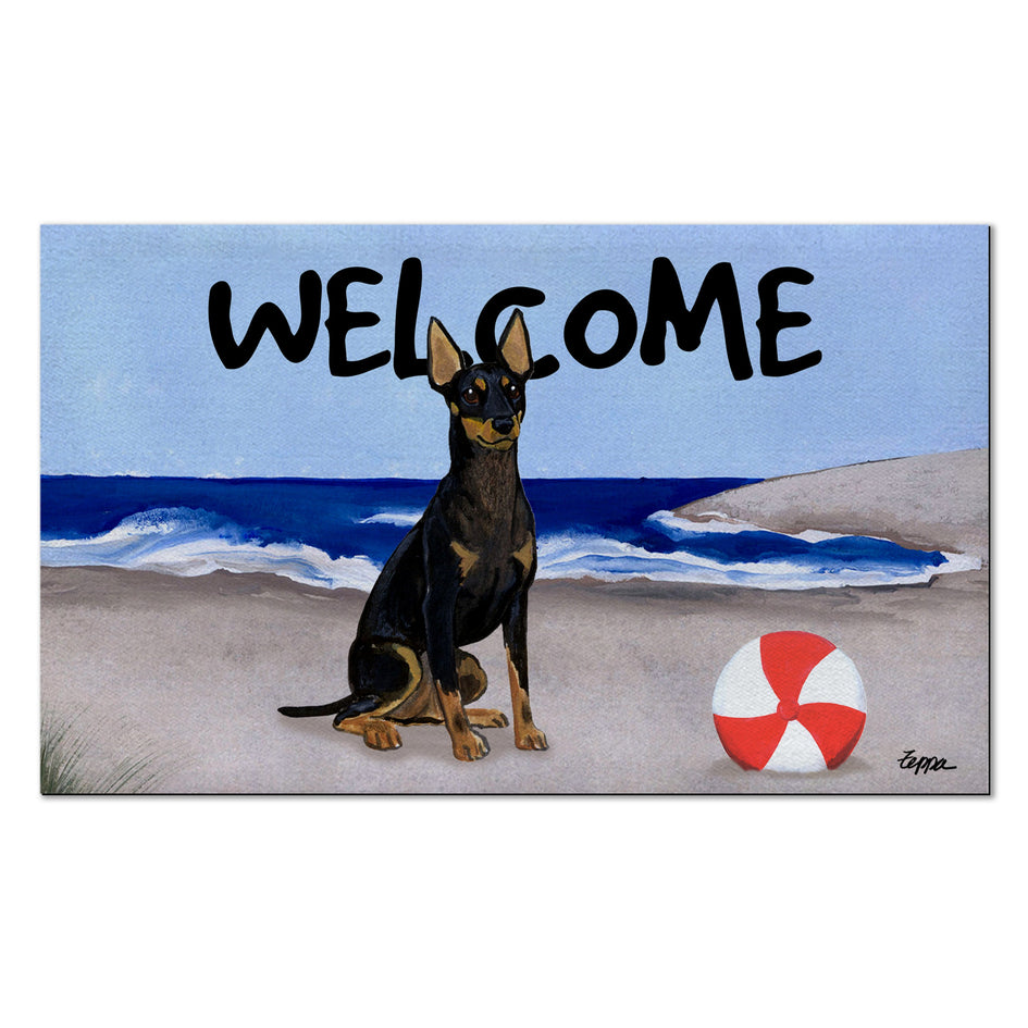 Toy Manchester Terrier Welcome Mat