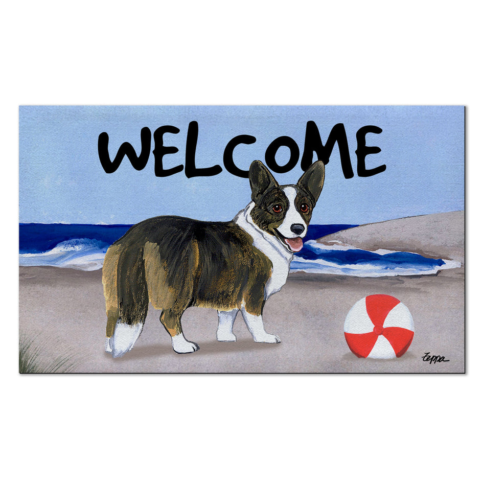 Cardigan Welsh Corgi Welcome Mat