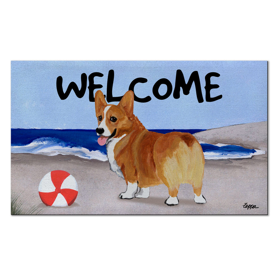 Pembroke Welsh Corgi Welcome Mat