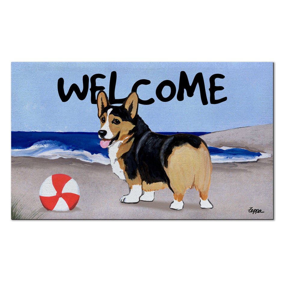 Pembroke Welsh Corgi Welcome Mat