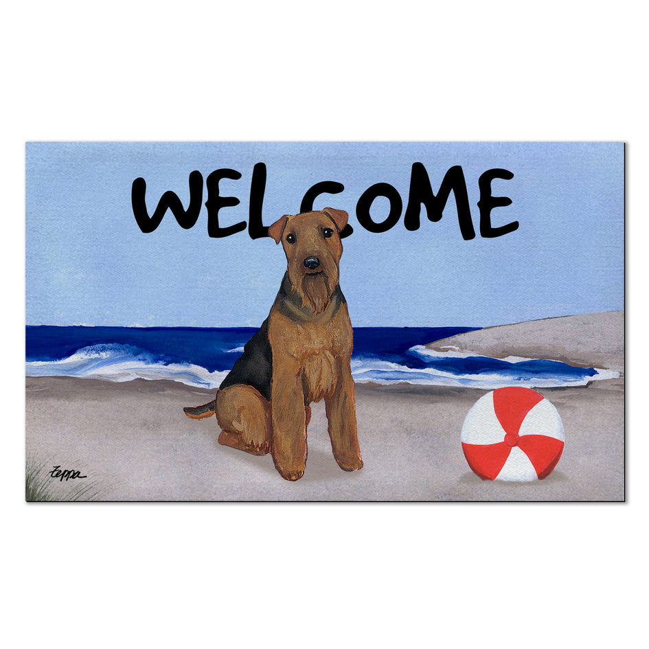 Welsh Terrier Welcome Mat